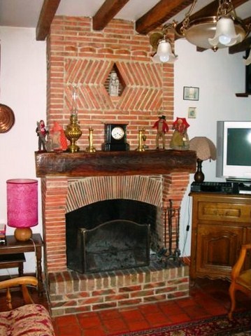 cheminée en brique